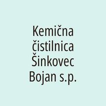 Kemična čistilnica Šinkovec Bojan s.p. - Logotip