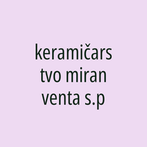 keramičarstvo miran venta s.p - Logotip