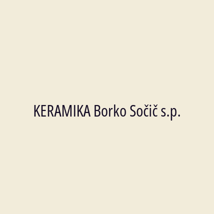 KERAMIKA Borko Sočič s.p. - Logotip