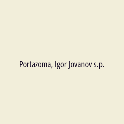 Portazoma, Igor Jovanov s.p.