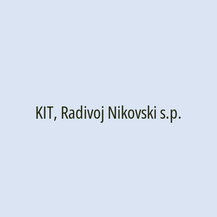 KIT, Radivoj Nikovski s.p. - Logotip