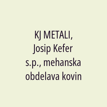 KJ METALI, Josip Kefer s.p., mehanska obdelava kovin - Logotip