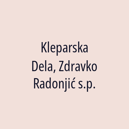 Kleparska Dela, Zdravko Radonjić s.p. - Logotip