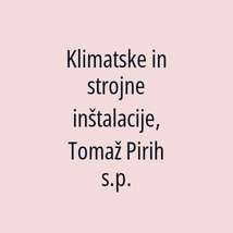 Klimatske in strojne inštalacije, Tomaž Pirih s.p. - Logotip