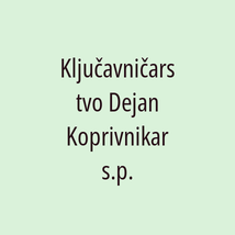 Ključavničarstvo Dejan Koprivnikar s.p. - Logotip