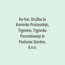 Ko-Var, Družba Za Kovinsko Proizvodnjo, Trgovino, Trgovsko Posredovanje In Poslovne Storitve, d.o.o. - Logotip