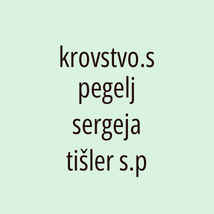 krovstvo.spegelj sergeja tišler s.p - Logotip