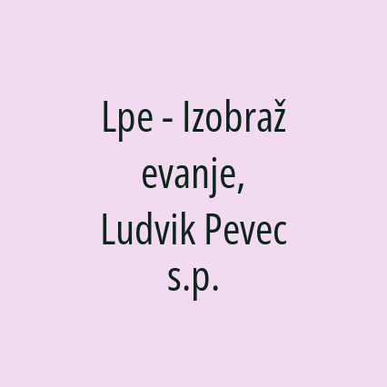 Lpe - Izobraževanje, Ludvik Pevec s.p. - Logotip