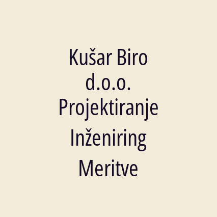 Kušar Biro d.o.o. Projektiranje Inženiring Meritve - Logotip