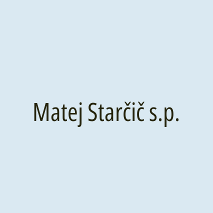 Matej Starčič s.p.