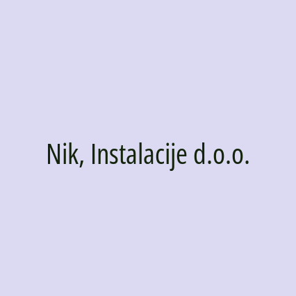 Nik, Instalacije d.o.o. - Logotip