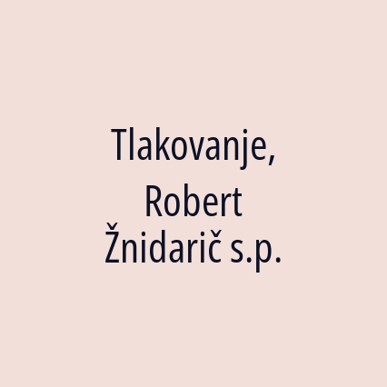 Tlakovanje, Robert Žnidarič s.p. - Logotip