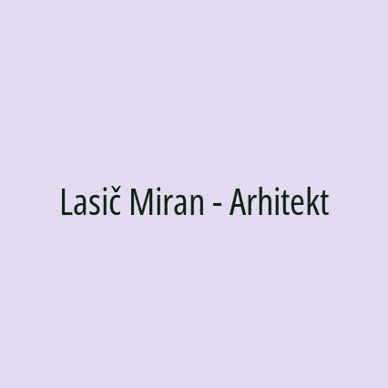 Lasič Miran - Arhitekt - Logotip