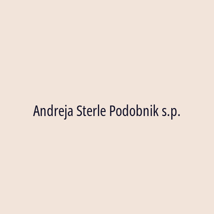 Andreja Sterle Podobnik s.p.