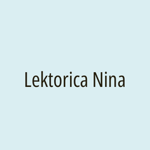 Lektorica Nina - Logotip