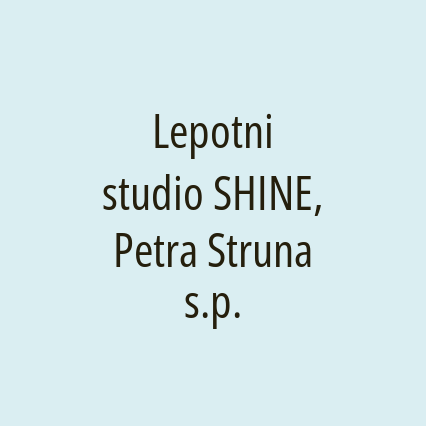 Lepotni studio SHINE, Petra Struna s.p. - Logotip