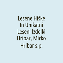 Lesene Hiške In Unikatni Leseni Izdelki Hribar, Mirko Hribar s.p. - Logotip