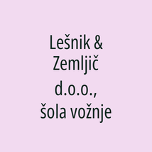 Lešnik & Zemljič d.o.o., šola vožnje - Logotip