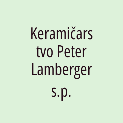 Keramičarstvo Peter Lamberger s.p.