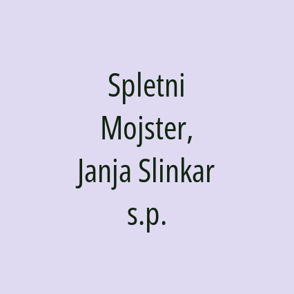 Spletni Mojster, Janja Slinkar s.p.