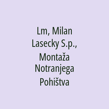 Lm, Milan Lasecky S.p., Montaža Notranjega Pohištva - Logotip