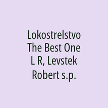 Lokostrelstvo The Best One L R, Levstek Robert s.p. - Logotip