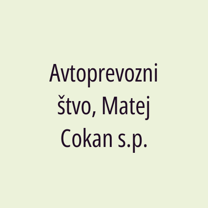 Avtoprevozništvo, Matej Cokan s.p. - Logotip