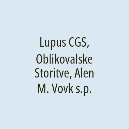 Lupus CGS, Oblikovalske Storitve, Alen M. Vovk s.p. - Logotip