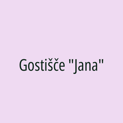 Gostišče "Jana"