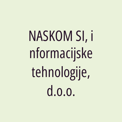 NASKOM SI, informacijske tehnologije, d.o.o. - Logotip