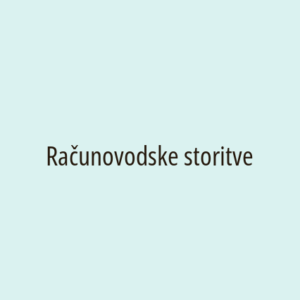 Računovodske storitve