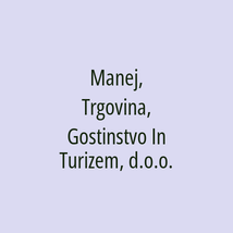 Manej, Trgovina, Gostinstvo In Turizem, d.o.o. - Logotip