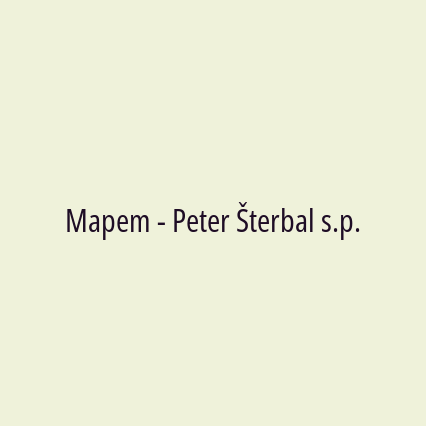 Mapem - Peter Šterbal s.p. - Logotip