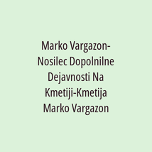 Marko Vargazon-Nosilec Dopolnilne Dejavnosti Na Kmetiji-Kmetija Marko Vargazon - Logotip