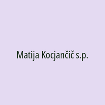 Matija Kocjančič s.p. - Logotip