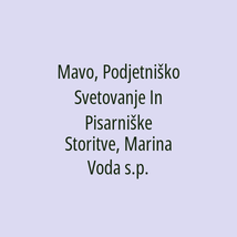 Mavo, Podjetniško Svetovanje In Pisarniške Storitve, Marina Voda s.p. - Logotip