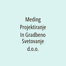 Meding Projektiranje In Gradbeno Svetovanje d.o.o. - Logotip