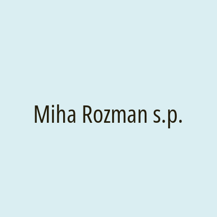 Miha Rozman s.p. - Logotip