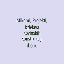 Mikomi, Projekti, Izdelava Kovinskih Konstrukcij, d.o.o. - Logotip