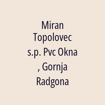 Miran Topolovec s.p. Pvc Okna , Gornja Radgona - Logotip