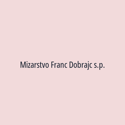 Mizarstvo Franc Dobrajc s.p. - Logotip