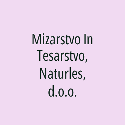 Mizarstvo In Tesarstvo, Naturles, d.o.o. - Logotip