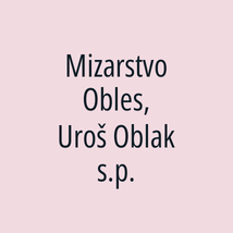 Mizarstvo Obles, Uroš Oblak s.p. - Logotip