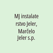 MJ instalaterstvo Jeler, Marčelo Jeler s.p. - Logotip