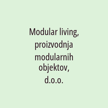 Modular living, proizvodnja modularnih objektov, d.o.o. - Logotip