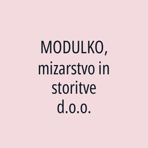 MODULKO, mizarstvo in storitve d.o.o. - Logotip