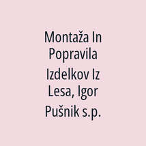 Montaža In Popravila Izdelkov Iz Lesa, Igor Pušnik s.p. - Logotip