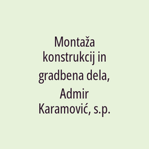 Montaža konstrukcij in gradbena dela, Admir Karamović, s.p. - Logotip