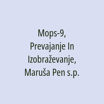 Mops-9, Prevajanje In Izobraževanje, Maruša Pen s.p. - Logotip