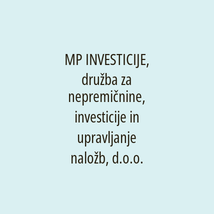 MP INVESTICIJE, družba za nepremičnine, investicije in upravljanje naložb, d.o.o. - Logotip